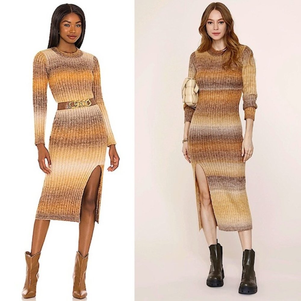 NWT Heartloom Marina Ombre Stripe Sweater Dress S